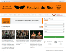 Tablet Screenshot of festivaldorio.com.br